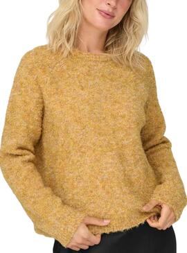 Pull Only Cirola Jaune pour femme