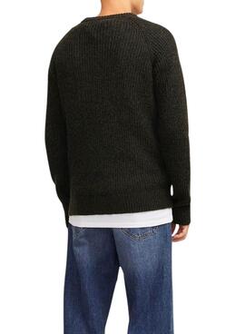 Pull Jack and Jones Jones Vert pour homme