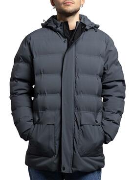 Parka Klout Santander matelassée grise pour homme