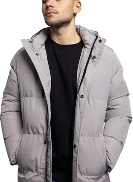 Parka Klout Andorra matelassée grise pour homme