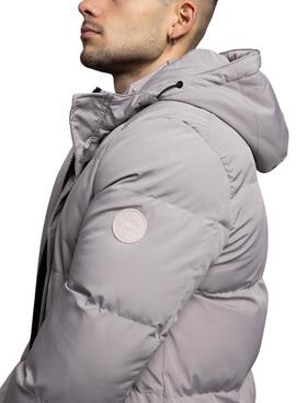 Parka Klout Andorra matelassée grise pour homme