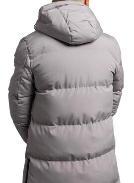 Parka Klout Andorra matelassée grise pour homme