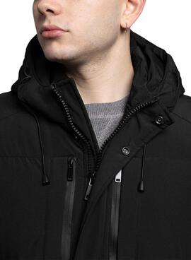 Parka Klout Andorra matelassée noire pour homme