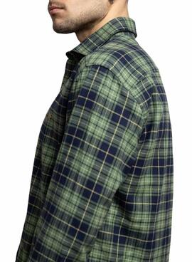 Chemise Klout Tartan verte pour homme