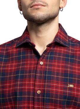 Chemise Klout Tartan Écarlate pour homme