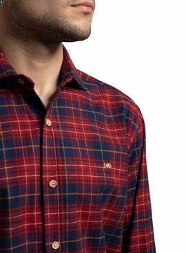 Chemise Klout Tartan Écarlate pour homme