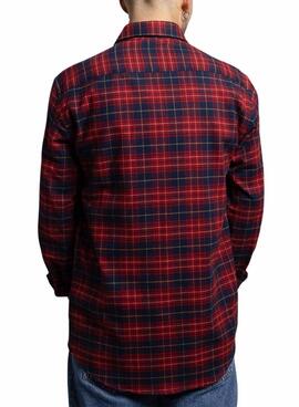 Chemise Klout Tartan Écarlate pour homme