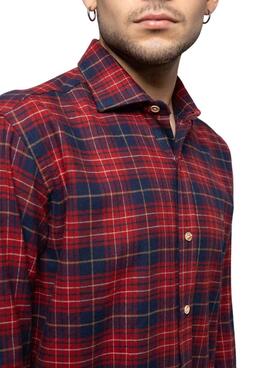 Chemise Klout Tartan Écarlate pour homme