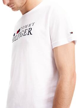 T-Shirt Tommy Hilfiger RWB Blanc