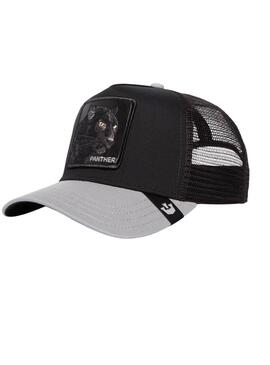 Casquette Goorin Bros Le Black Panther noir et gris