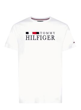 T-Shirt Tommy Hilfiger RWB Blanc