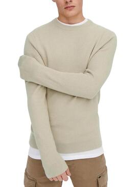 Maillot Only and Sons Phil beige pour homme