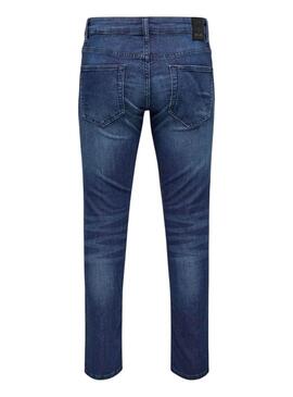 Jean Only and Sons Loom Slim bleu pour homme