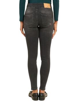 Jean slim Naf Naf gris pour femme