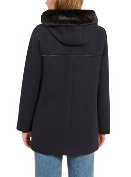 Manteau Naf Naf Diena Marine pour femme