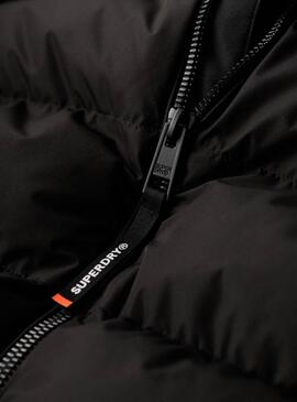 Veste matelassée Superdry à capuche Sports noir pour homme