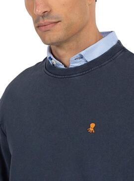 Sweatshirt El Pulpo brodé pour homme