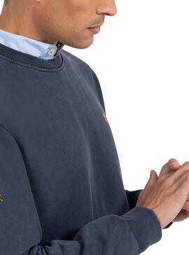 Sweatshirt El Pulpo brodé pour homme