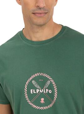 Maillot El Pulpo remos vert pour homme