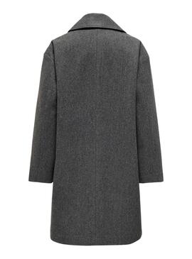 Manteau Only Blake Oversize gris pour femme