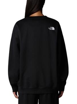 Sweat à capuche The North Face Essential Oversize noir pour femme