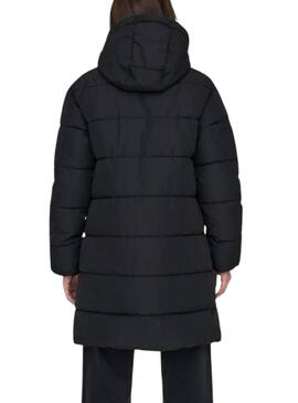 Manteau matelassé noir Only Clair pour femme.