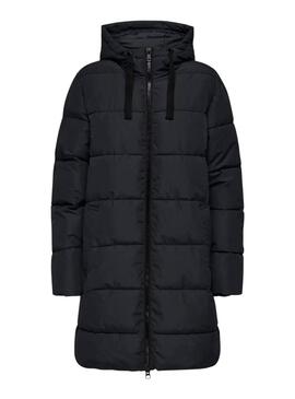 Manteau matelassé noir Only Clair pour femme.