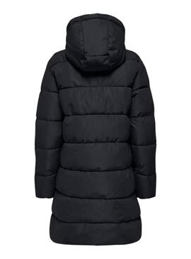 Manteau matelassé noir Only Clair pour femme.