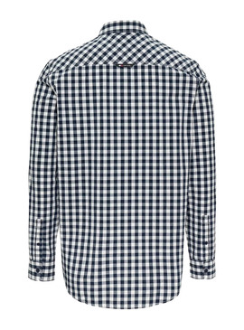 Chemise Tommy Jeans Popeline à carreaux pour homme