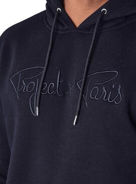 Sweat à capuche Project x Paris noir pour homme