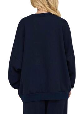 Sweatshirt Only Deborah bleu marine pour femme