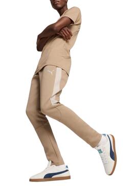 Pantalon Puma Evostripe beige pour homme