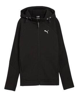 Sweat à capuche Puma Evostripe noir pour femme