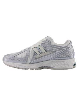 Chaussures New Balance 1906R argent et vert pour femme