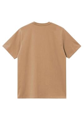 T-shirt Carhartt Chase chameau pour homme