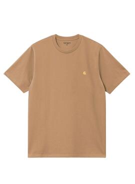 T-shirt Carhartt Chase chameau pour homme