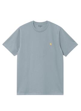 T-shirt Carhartt Chase bleue pour homme