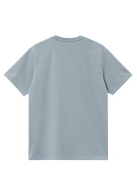 T-shirt Carhartt Chase bleue pour homme