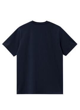 T-shirt Carhartt Chase marine pour homme