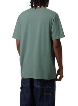 T-shirt Carhartt Pocket vert pour homme