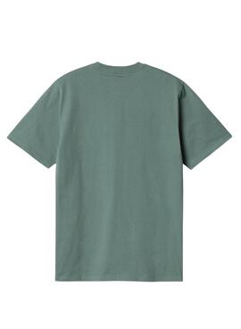 T-shirt Carhartt Pocket vert pour homme