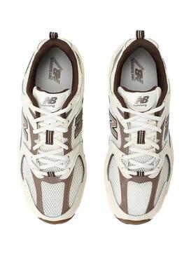 Chaussures New Balance 530 SMU beige et marron pour femme