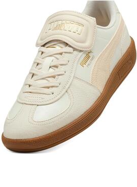 Sneakers Puma Premium Palermo blanc pour femme.