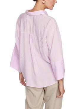 Chemise Vila Viaspyn Loose rose pour femme