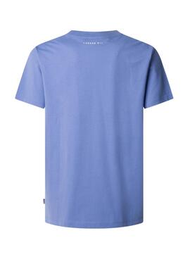 T-shirt Pepe Jeans Perkins bleu pour homme