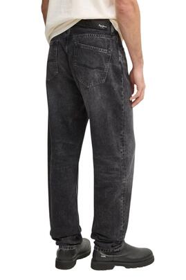 Jean Pepe Jeans Nils Loose negro para hombre