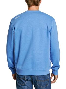 Sweatshirt Pepe Jeans Dylan bleue pour homme.