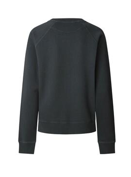 Sweatshirt Pepe Jeans Lupita noir pour femme