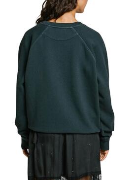 Sweatshirt Pepe Jeans Lupita noir pour femme