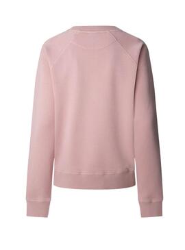 Sweatshirt Pepe Jeans Lupita rose pour femme